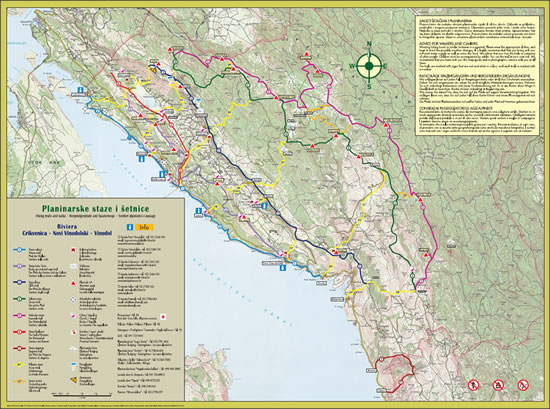 karta novog vinodolskog IZLETIŠTA I ŠETNICE | Turistička zajednica grada karta novog vinodolskog