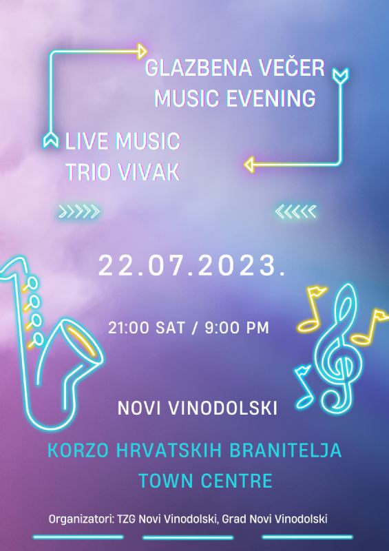 Glazbena večer - Trio Vivak