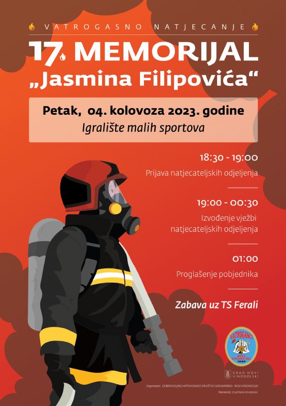 Vatrogasni memorijal Jasmina Filipovića - OTKAZANO