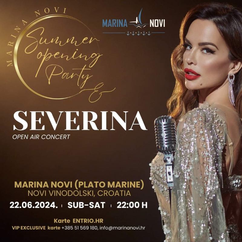 Summer Opening Party & Koncert Severine  u Marini Novi