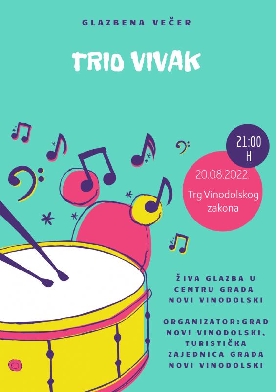Glazbena večer - Trio Vivak